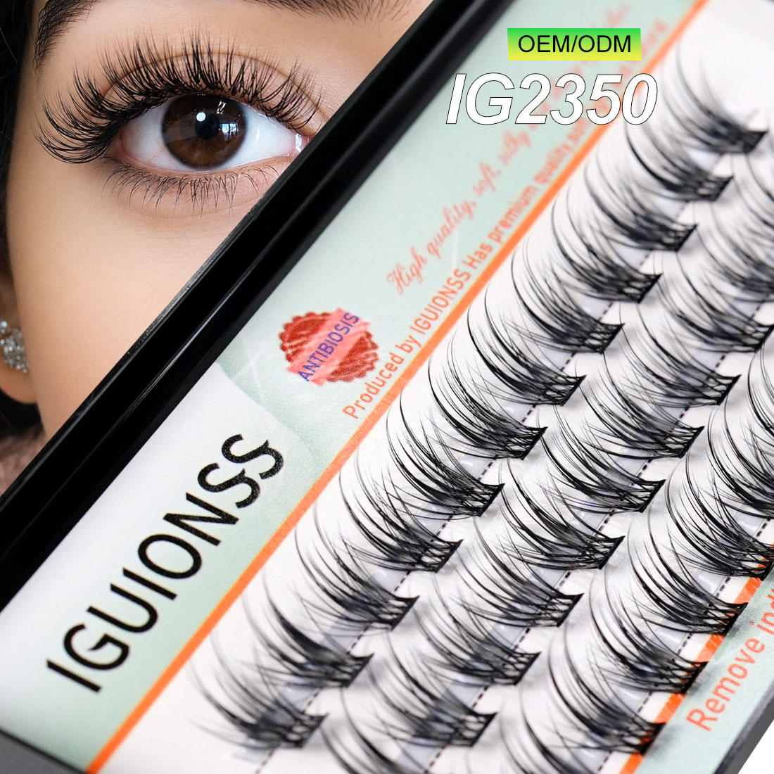 Eyelash Extension For Asian Eyes - OEM ODM Cílios em Tufos Extensão