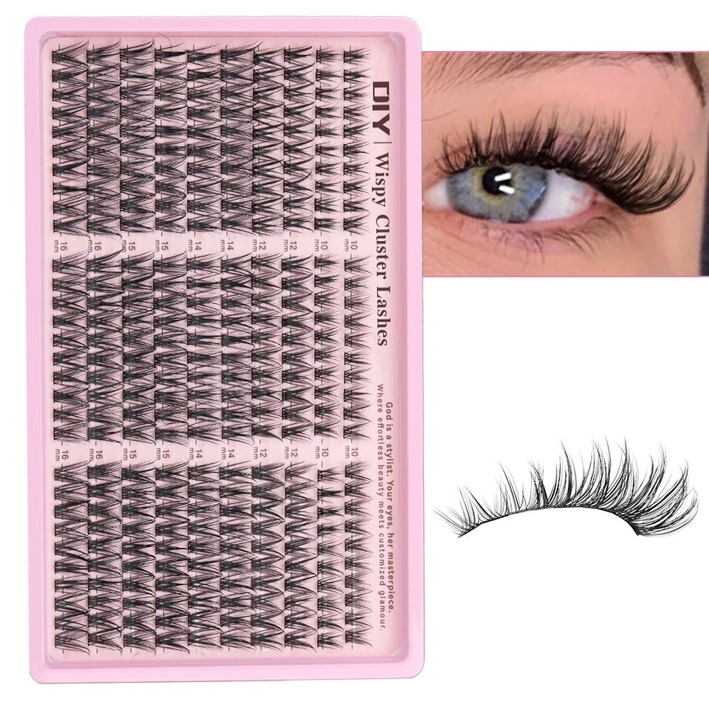 Eyelash Extension Look - Cílios Postiços de 10-16mm de Comprimento,