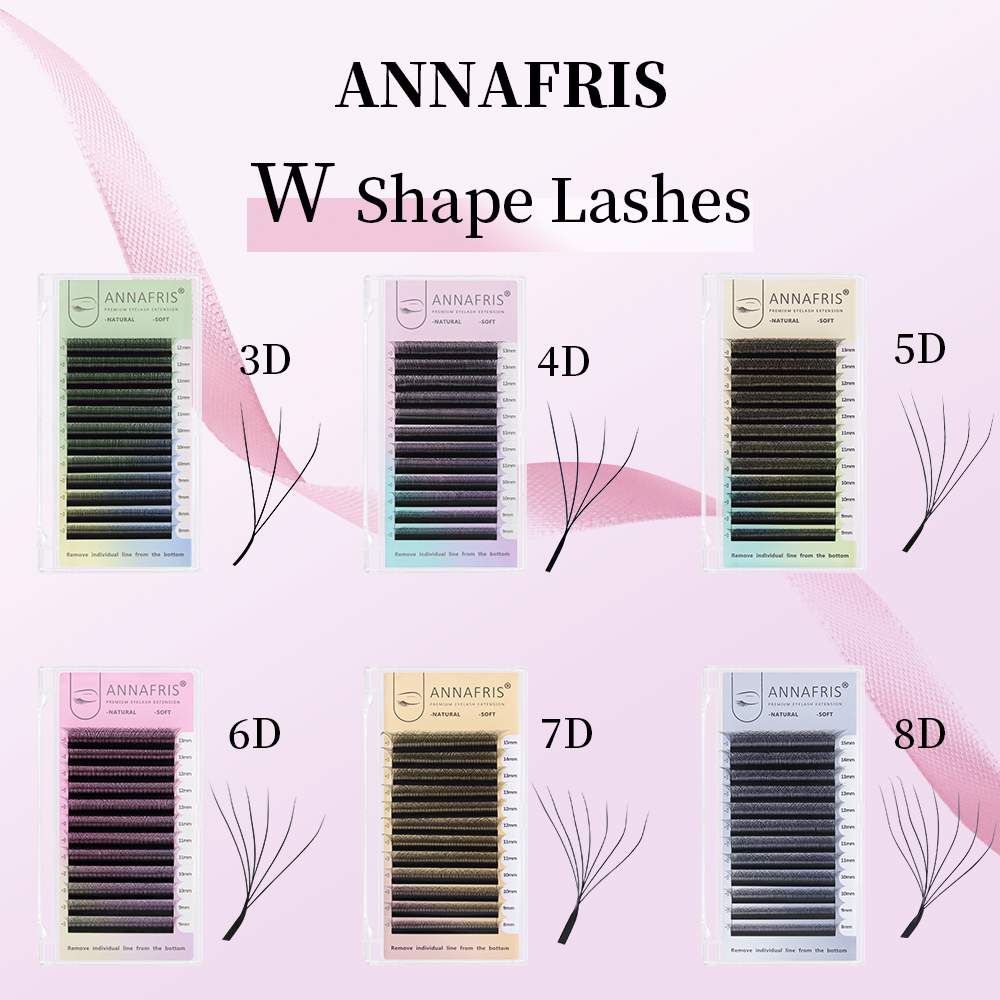 Eyelash Extension For Asian Eyes - Annafris volume pré-fabricado ventilador yy 3d