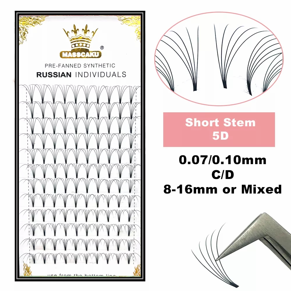 Masscaku pré-fabricado volume  - Eyelash Extension Russian avaliação e preço