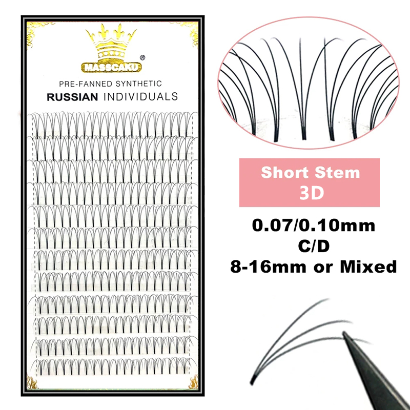 Masscaku pré-fabricado volume  - Eyelash Extension Russian avaliação e preço
