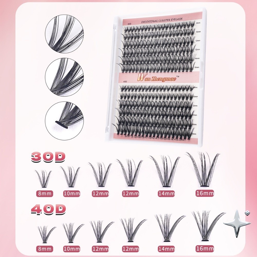 Cílios Postiços de 8-16mm de C - Eyelash Extension Look avaliação e preço