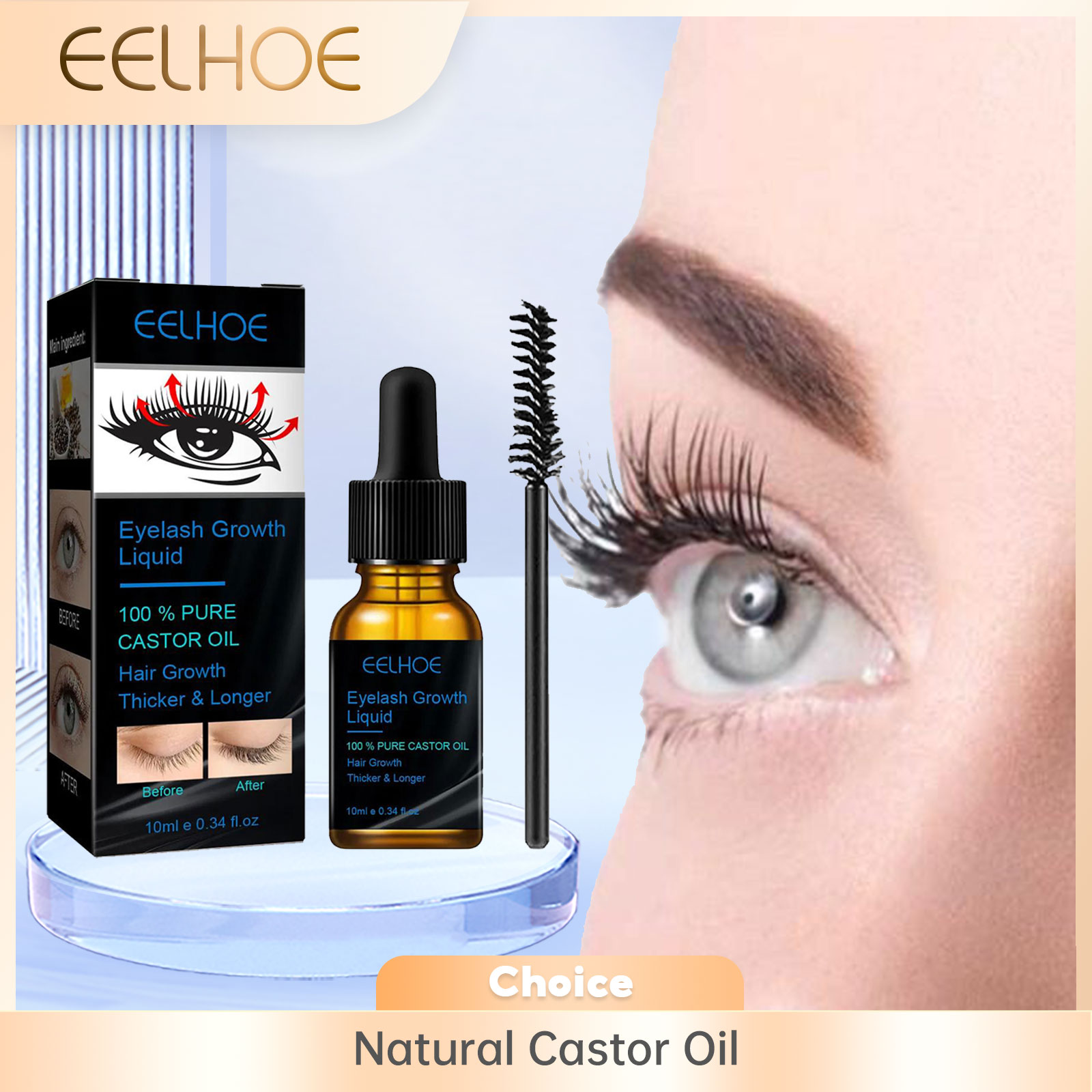 Sérum de Crescimento de Cílios - Eyelash Extension Human Hair avaliação e preço