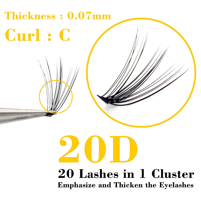 Kimcci 60 pacotes de extensão  - Eyelash Extension Russian avaliação e preço